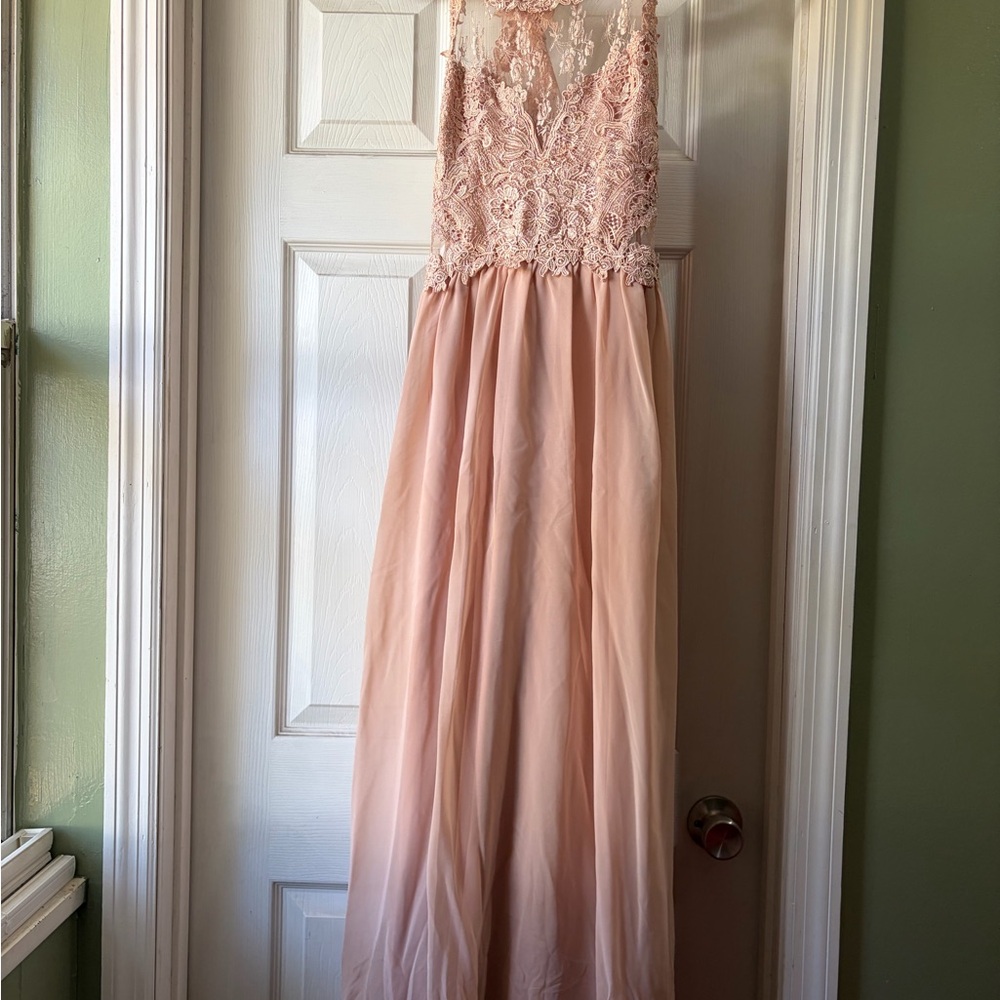 Blush Lace Dress
